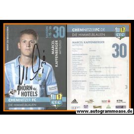 Autogramm Fussball | Chemnitzer FC | 2015 | Marcel KAFFENBERGER