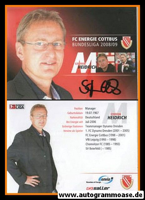 Autogramm Fussball | FC Energie Cottbus | 2008 | Steffen HEIDRICH