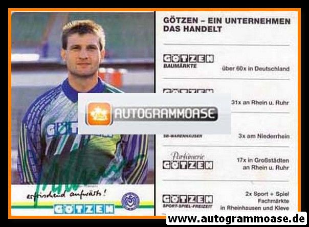 Autogramm Fussball | MSV Duisburg | 1992 | Jürgen ROLLMANN