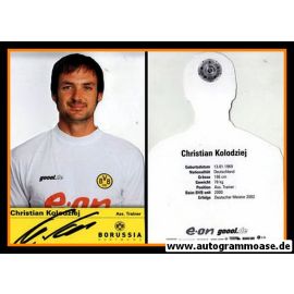 Autogramm Fussball | Borussia Dortmund | 2002 Stanz | Christian KOLEDZIEJ