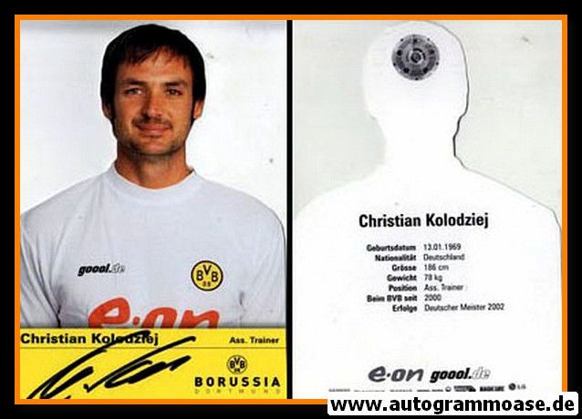 Autogramm Fussball | Borussia Dortmund | 2002 Stanz | Christian KOLEDZIEJ