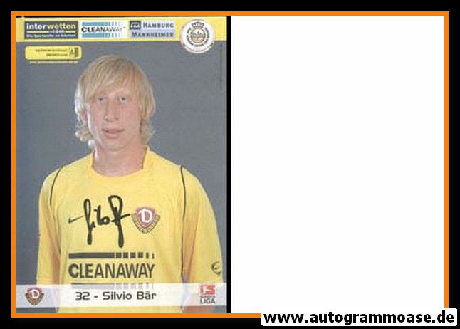Autogramm Fussball | Dynamo Dresden | 2005 | Silvio BÄR