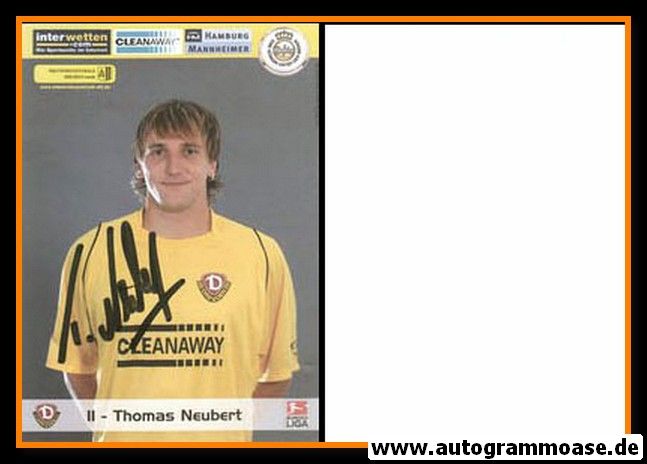 Autogramm Fussball | Dynamo Dresden | 2005 | Thomas NEUBERT