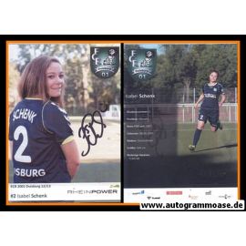 Autogramm Fussball (D) | FCR 2001 Duisburg | 2012-1 | Isabel SCHENK