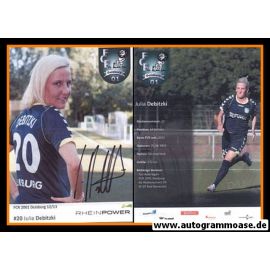 Autogramm Fussball (D) | FCR 2001 Duisburg | 2012-1 | Julia DEBITZKI