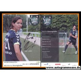 Autogramm Fussball (D) | FCR 2001 Duisburg | 2012-1 | Marina HIMMIGHOFEN