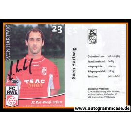 Autogramm Fussball | FC Rot-Weiss Erfurt | 2004 | Sven HARTWIG