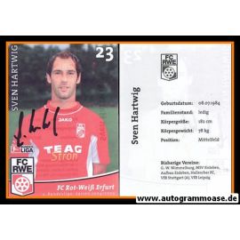 Autogramm Fussball | FC Rot-Weiss Erfurt | 2004 | Sven HARTWIG