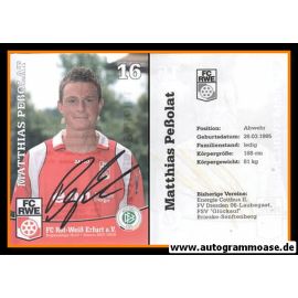 Autogramm Fussball | FC Rot-Weiss Erfurt | 2007 | Matthias PESSOLAT