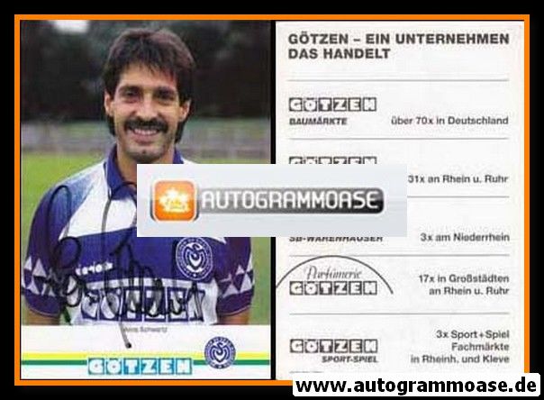 Autogramm Fussball | MSV Duisburg | 1993 | Alois SCHWARTZ