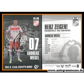 Autogramm Fussball | FC Rot-Weiss Erfurt | 2014 | Andreas WIEGEL