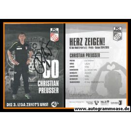 Autogramm Fussball | FC Rot-Weiss Erfurt | 2014 | Christian PREUSSER