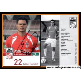Autogramm Fussball | FC Rot-Weiss Erfurt | 2009 | Fabian MONTABELL