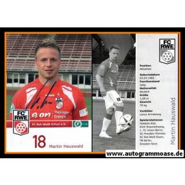 Autogramm Fussball | FC Rot-Weiss Erfurt | 2009 | Martin HAUSWALD