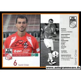 Autogramm Fussball | FC Rot-Weiss Erfurt | 2009 | Samil CINAZ