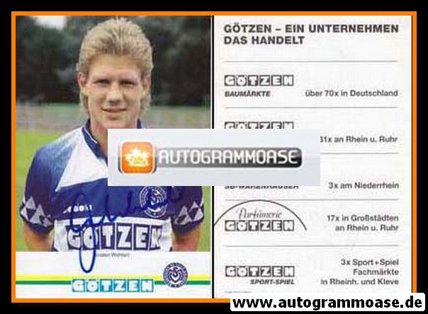 Autogramm Fussball | MSV Duisburg | 1993 | Torsten WOHLERT