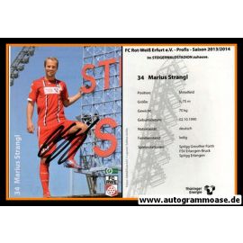 Autogramm Fussball | FC Rot-Weiss Erfurt | 2013 | Marius STRANGL