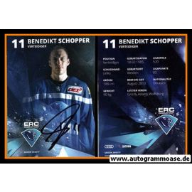 Autogramm Eishockey | ERC Ingolstadt | 2016 | Benedikt SCHOPPER