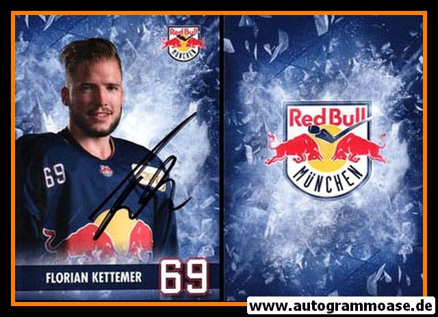 Autogramm Eishockey | EHC Red Bull München | 2016 | Florian KETTEMER