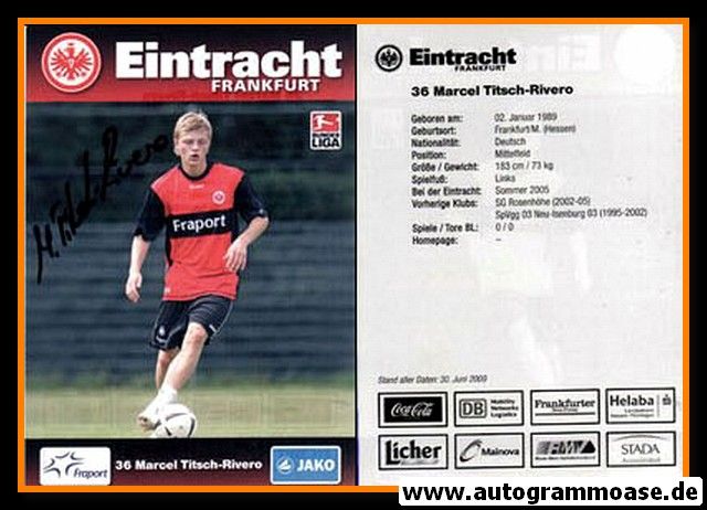 Autogramm Fussball | Eintracht Frankfurt | 2009 | Marcel TITSCH-RIVERO