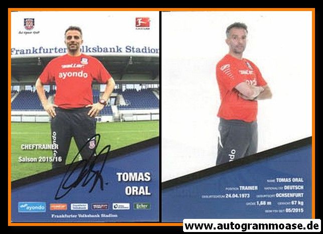 Autogramm Fussball | FSV Frankfurt | 2015 | Tomas ORAL