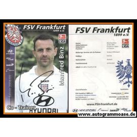 Autogramm Fussball | FSV Frankfurt | 2008 | Manfred BINZ
