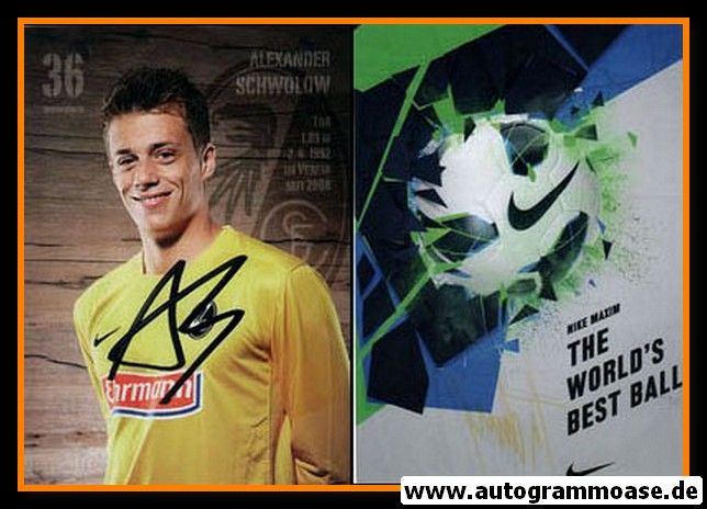 Autogramm Fussball | SC Freiburg | 2012 | Alexander SCHWOLOW