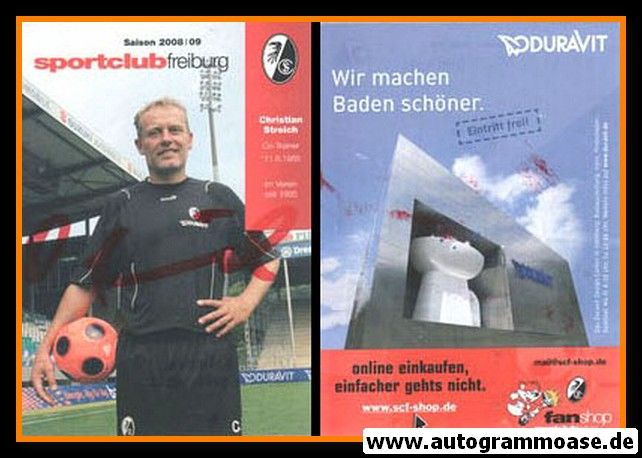 Autogramm Fussball | SC Freiburg | 2008 | Christian STREICH