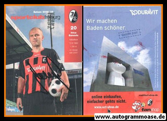 Autogramm Fussball | SC Freiburg | 2008 | Ivica BANOVIC