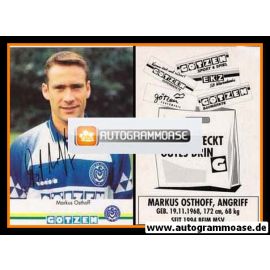 Autogramm Fussball | MSV Duisburg | 1995 | Markus OSTHOFF