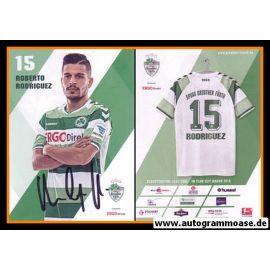 Autogramm Fussball | SpVgg Greuther Fürth | 2015 | Roberto RODRIGUEZ