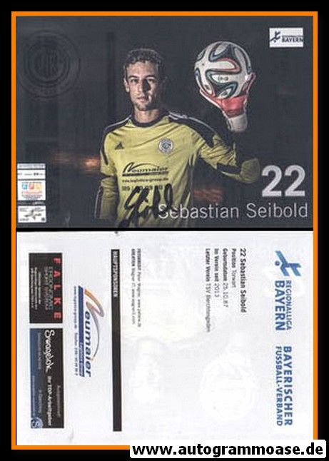 Autogramm Fussball | VfR Garching | 2010er | Sebastian SEIBOLD