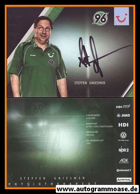 Autogramm Fussball | Hannover 96 | 2013 | Steffen GNIESMER