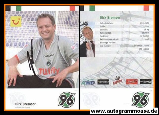 Autogramm Fussball | Hannover 96 | 2007 | Dirk BREMSER