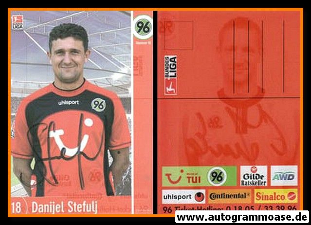 Autogramm Fussball | Hannover 96 | 2003 | Danijel STEFULJ