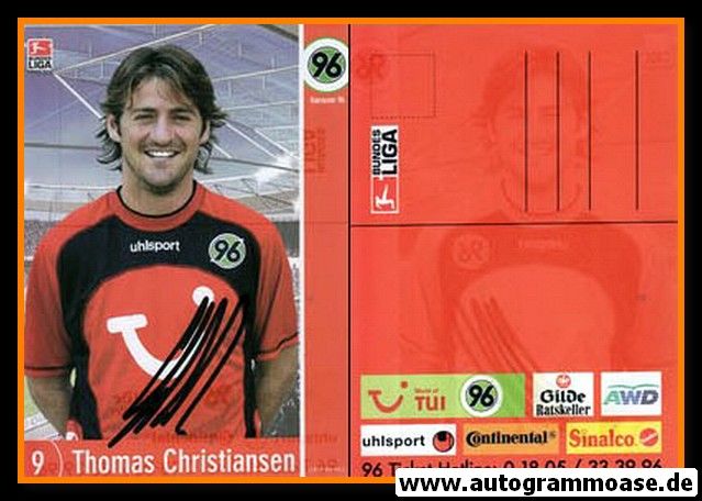 Autogramm Fussball | Hannover 96 | 2003 | Thomas CHRISTIANSEN