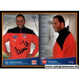 Autogramm Fussball | 1. FC Heidenheim 1846 | 2014 | Frank SCHMIDT