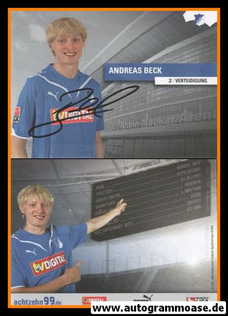 Autogramm Fussball | TSG 1899 Hoffenheim | 2009 | Andreas BECK