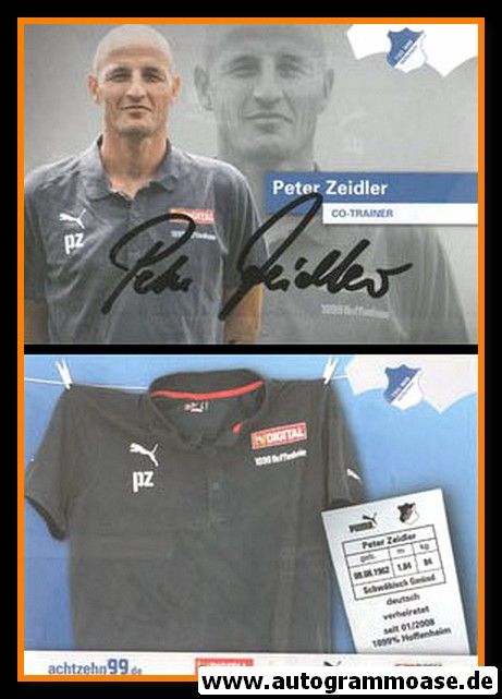 Autogramm Fussball | TSG 1899 Hoffenheim | 2008 | Peter ZEIDLER