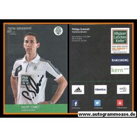 Autogramm Fussball | FC Homburg | 2013 | Philipp SCHMIDT