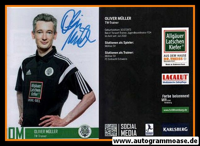 Autogramm Fussball | FC Homburg | 2014 | Oliver MÜLLER