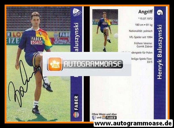 Autogramm Fussball | VfL Bochum | 1997 | Henryk BALUSZYNSKI