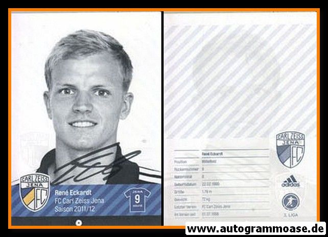 Autogramm Fussball | FC Carl Zeiss Jena | 2011 | Rene ECKARDT