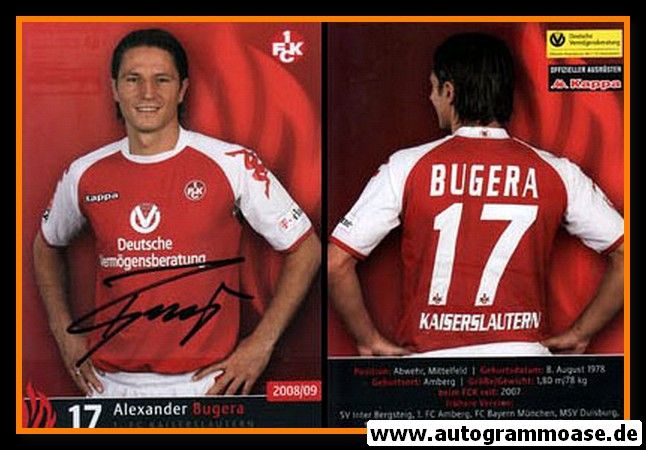 Autogramm Fussball | 1. FC Kaiserslautern | 2008 | Alexander BUGERA