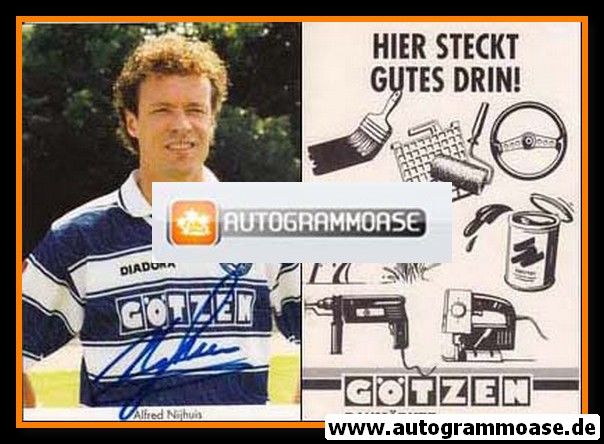 Autogramm Fussball | MSV Duisburg | 1996 | Alfred NIJHUIS