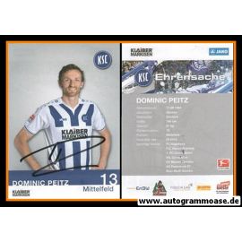 Autogramm Fussball | Karlsruher SC | 2015 | Dominic PEITZ
