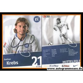 Autogramm Fussball | Karlsruher SC | 2009 | Gaetan KREBS