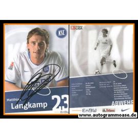 Autogramm Fussball | Karlsruher SC | 2009 | Matthias LANGKAMP