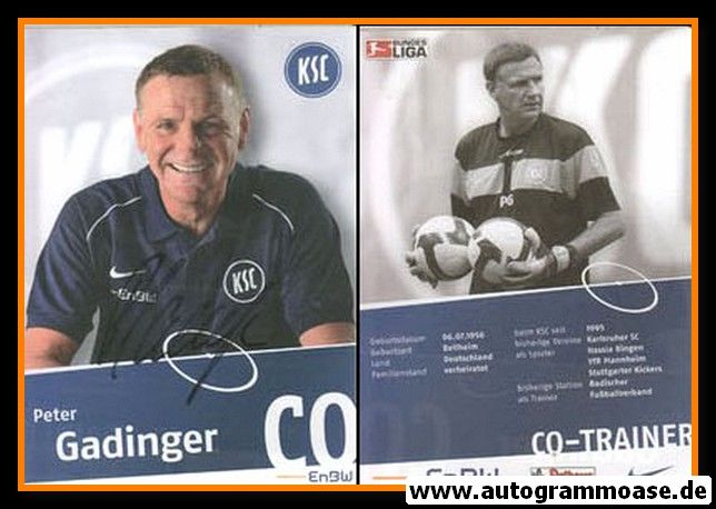 Autogramm Fussball | Karlsruher SC | 2009 | Peter GADINGER
