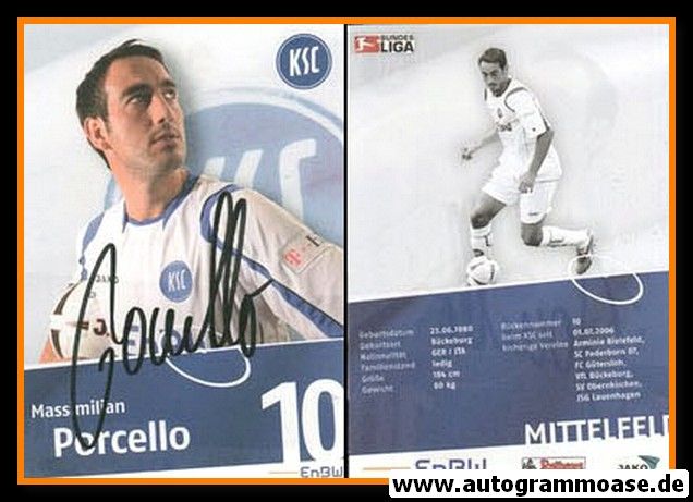 Autogramm Fussball | Karlsruher SC | 2008 | Massimilian PORCELLO